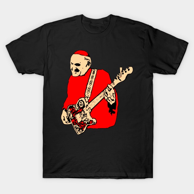 Paulus playing rock n roll T-Shirt by STICKY ROLL FRONTE